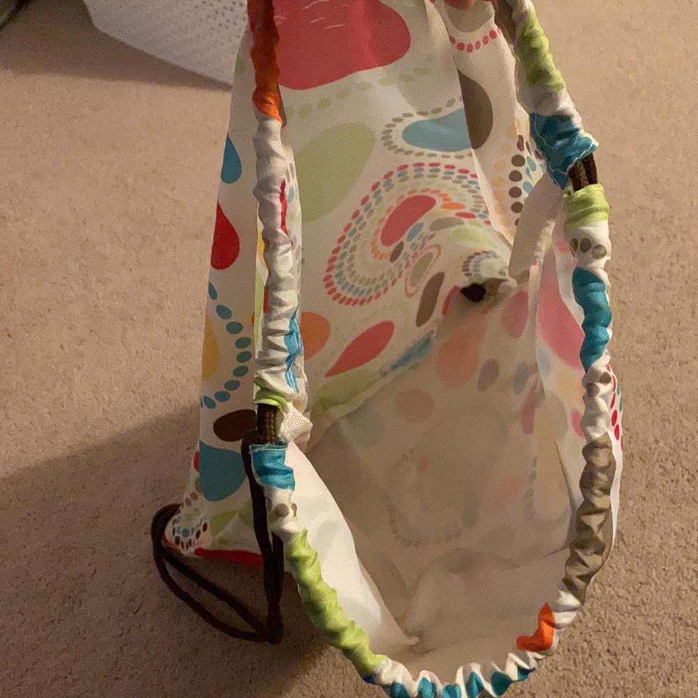 Thirty-One Drawstring Bag - Circle Spirals - image 3